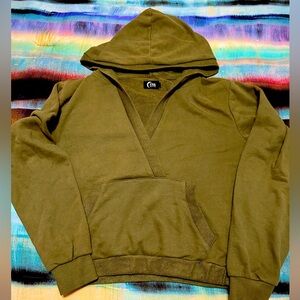 ZYIA Olive Calmness Pocket Hoodie